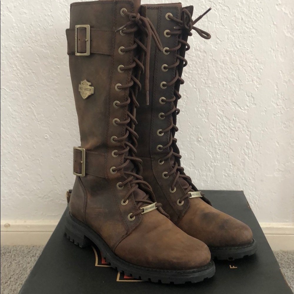 Harley Davidson Women’s Belhaven riding boots s10